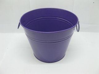 10X Purple Tin Pail Bucket w/Ring Handle for Wedding Favor (image for) 10X Purple Tin Pail Bucket w/Ring Handle for Wedding Favor