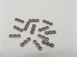 (image for) 1000 Copper Spacer Bars 3 Hole 10mm Connector Finding