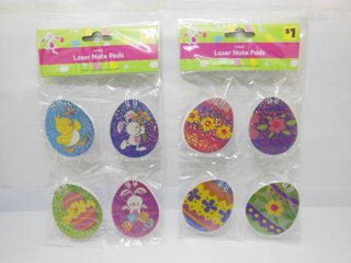 48 Easter Day Egg Shaped Notebooks Notepads Assorted