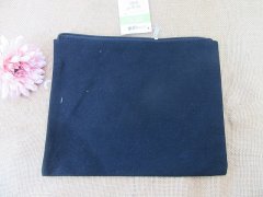 (image for) 4Pcs Black Creative DIY Plain Canvas Pen & Pencil Bag Mixed
