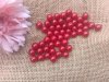 250g (365Pcs) Red Round Simulate Pearl Loose Beads 8mm