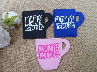 12Pcs Mugs Coasters Mom's Dad's Grandpa's Design Coaster Assorte