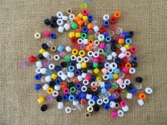 (image for) 250Gram Loose Pony Beads Mixed Color 2 Sizes
