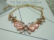 (image for) 6Pcs Fashion Stylish Butterfly Flower Necklace with Crystal