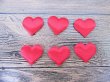 (image for) 90X Heart Petals Wedding Party Decoration - Red