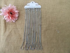 3Sheet X 12 Nickel Color Box Chain Necklace 46cm long 3Sheet X 12 Nickel Color Box Chain Necklace 46cm long