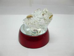 1Pc Lead Crystal Frog Toad Ornament Figurines 1Pc Lead Crystal Frog Toad Ornament Figurines