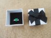12Pcs White Ring Display Gift Box With Black Bowknot Ribbon Top 12Pcs White Ring Display Gift Box With Black Bowknot Ribbon Top