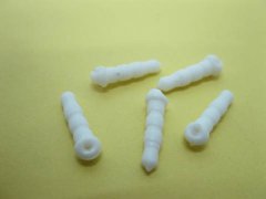 500 Mobile Phone Dustproof Ear Plug w/Hole White