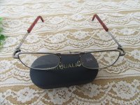 1Pc Clear Folding Foldable Reading Glasses 300+ with Case