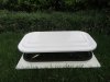 1X Horse Float Roof Large White Pop Up Push Roof Air Vent