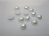 1000Pcs 10mm White Semi-Circle Simulated Pearl Bead Flatback 1000Pcs 10mm White Semi-Circle Simulated Pearl Bead Flatback