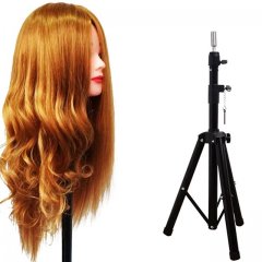 1Pc Model Head Wig Stand Tripod Holder with Adjustable Height
