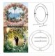 1X Heavy Duty Double Circular Wedding Garden Arch 200cm 1X Heavy Duty Double Circular Wedding Garden Arch 200cm