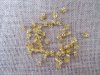 900Pcs Golden Plated Filigree Flower Bead Caps 8x6mm