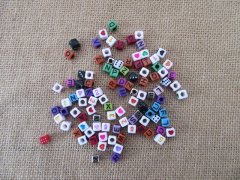 500Grams Plastic Cube Alphabet Letter Beads Assorted 500Grams Plastic Cube Alphabet Letter Beads Assorted