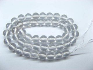 5 Strands Rock Crystal Round Gemstone Beads 10mm