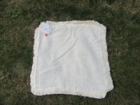 1Pair (2Pcs) Ivory Plain Linen Cushion Covers Throw Pillow Cases