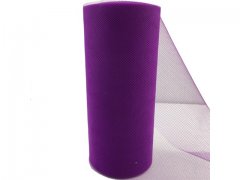 4Roll X 25Yds Tulle Spool 15cm Wedding Gift Bow Craft - Purple 4Roll X 25Yds Tulle Spool 15cm Wedding Gift Bow Craft - Purple