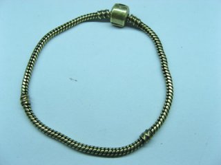 4Pcs Bronze Plated European Bracelet 20cm