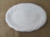 1Pc White Oval Ceramic Porcelain Plates Home Kitchen Dining