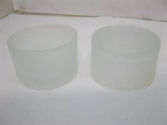 210Pcs Frosted Glass Tea Light Holder Wedding Favor 3cm high 210Pcs Frosted Glass Tea Light Holder Wedding Favor 3cm high