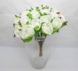 26X Head Ivory Rose Posy Bouquet Holding Flowers Wedding Favor