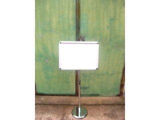1X New Silvery Adjustable Sign Display Stand