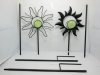 1Set X 2pcs Iron Art Sunburst Garden Decor Stake w/ Glow In Dark 1Set X 2pcs Iron Art Sunburst Garden Decor Stake w/ Glow In Dark