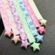 520 Handcraft Fluorescence Origami Lucky Star Paper for Funny