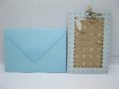 1Packs X 20Sets Blue Personlised Wedding Party Invitation