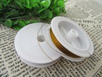10 Rolls X 35 Metres Golden Tiger Tail Beading Wire 0.38mm
