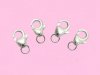10pcs 925.Silver Plated Jewelry Lobster Claw Clasp 6X13mm 10pcs 925.Silver Plated Jewelry Lobster Claw Clasp 6X13mm