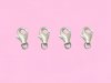 10pcs 925.Silver Plated Jewelry Lobster Claw Clasp 5.5X9.5mm 10pcs 925.Silver Plated Jewelry Lobster Claw Clasp 5.5X9.5mm