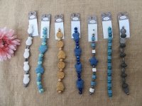 12Strand Lava Stone Etc Beads Unfinished Bracelet Jewellery
