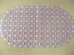 1Pc Clear Bubble Vinyl Bathroom / Floor Mat Rugs 1Pc Clear Bubble Vinyl Bathroom / Floor Mat Rugs