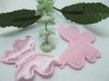 500X Pink Butterfly Padded Embellishments Trims