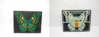 1X Butterfly Light Up Flashing LED Glow Equalizer