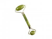 4Pcs Facial Beauty Massage Tool Green Jade Double Roller Face Th