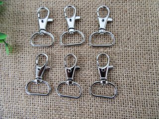 100 Lanyard Clip Swivel Clasp For Keyring,Phone Straps