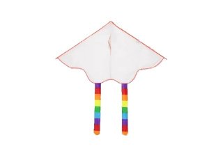 10Pcs Vivid Stunt Butterfly Triangle Kite Lines Reel Outdoor