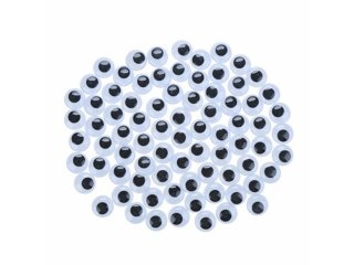 400 Black Joggle Eyes/Movable Eyes for Crafts 15mm