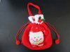 12X Christmas Snowman Candy Bag Drawstring Pouch Gift Bag