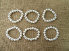 12Pcs Simulated Pearl Beads Elastic Bracelets Jewellery 12Pcs Simulated Pearl Beads Elastic Bracelets Jewellery
