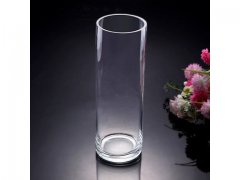8X Wedding Clear Glass Cylinder Table Flower Vases 35x10cm
