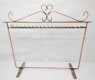 1X Copper Twisted T-bar Necklace Earring Display Rack