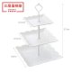 1Set Square 3Tier Cupcake Muffin Fruit Dessert Stand Party Favor