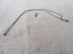 3packs x 8set DIY Necklace With Miniature Bottle Pendant