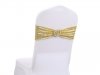 10Pcs Sequined Golden Sash Chair Wider Bow Wedding Venue Banquet 10Pcs Sequined Golden Sash Chair Wider Bow Wedding Venue Banquet