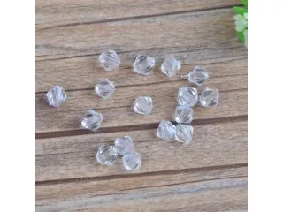 2700 Clear Faceted Bicone Beads Jewellery Finding 8mm